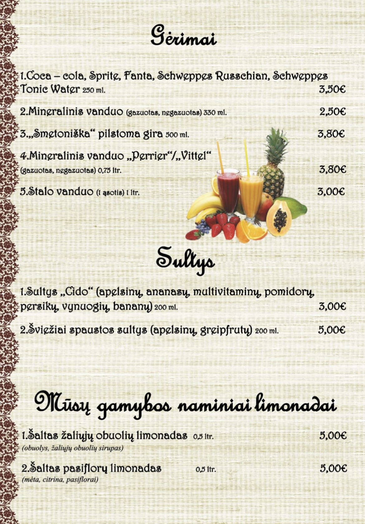 Menu 10
